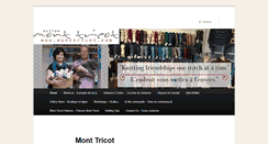 Desktop Screenshot of monttricot.com