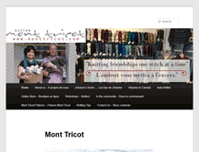 Tablet Screenshot of monttricot.com